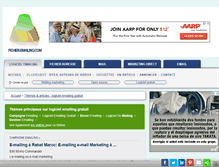 Tablet Screenshot of fichier-emailing.com